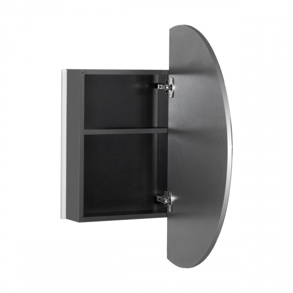 Шкаф зеркальный Roca Luna 800x140x800 антрацит (Z.RU93.0.773.7)