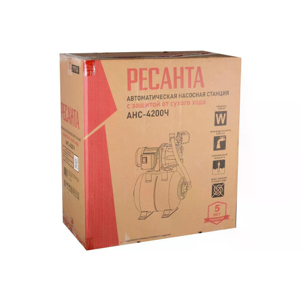 Насосная станция Ресанта АНС-4200Ч (77/1/6) Насосная станция Ресанта АНС-4200Ч (77/1/6)
