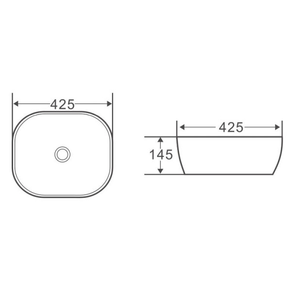 Раковина накладная BelBagno белая (BB1301) Раковина накладная BelBagno белая (BB1301)