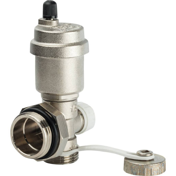 Узел регулируемый 1" с автоматическим воздухоотводчиком и сливным краном Stout (никель) (SMS-1000-010001) Узел регулируемый 1" с автоматическим воздухоотводчиком и сливным краном Stout (никель) (SMS-1000-010001)