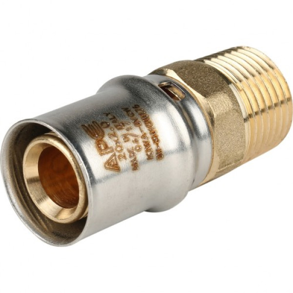 Соединение прямое 20*1/2"Н Stout (пресс) SFP-0001-001220 Соединение прямое 20*1/2"Н Stout (пресс) SFP-0001-001220