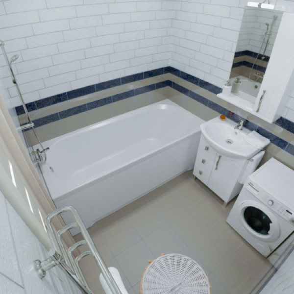 Ванна акриловая 1ACReal Дина 170x75 (V89O)