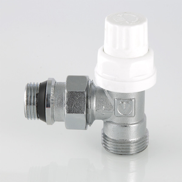 Клапан термостатический угловой 1/2"*3/4"(18) евроконус Valtec VT.031.NER (с уплотн. кольцом) (VT.031.NER.04)