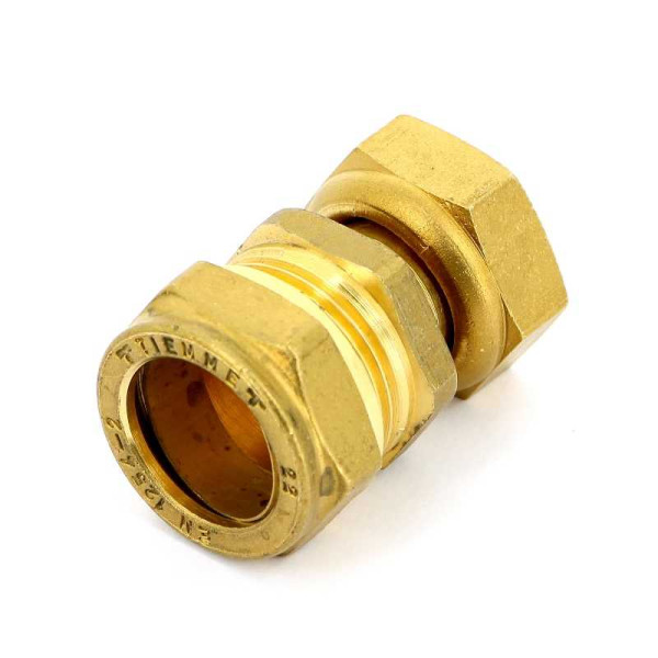 Соединение прямое 15x3/4"В (обжим) с накид. гайкой Tiemme (1100159) Соединение прямое 15x3/4"В (обжим) с накид. гайкой Tiemme (1100159)