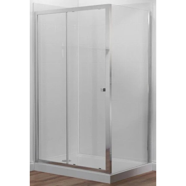 Душевая дверь Jacob Delafon Serenity 100x190 стекло прозрачное, профиль хром (E14C100-GA)