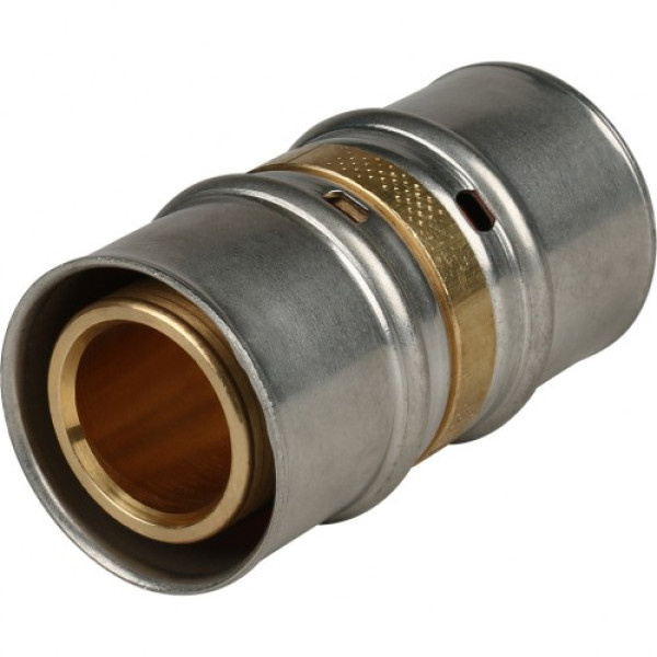 Соединение прямое 32*32 Stout (пресс, латунь) SFP-0003-003232 Соединение прямое 32*32 Stout (пресс, латунь) SFP-0003-003232