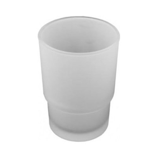 Стакан Fashun для зубных щеток матовый хром (A752)