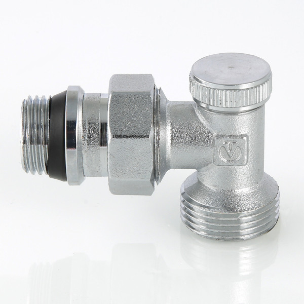 Клапан настроечный угловой 1/2"*3/4"(18) евроконус Valtec VT.019.NER (с уплотн. кольцом) (VT.019.NER.04)