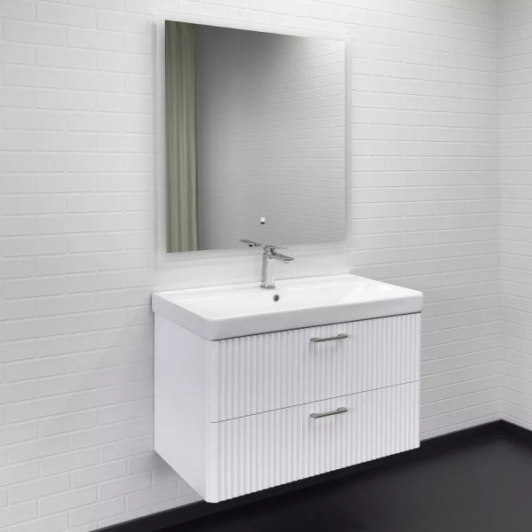 Тумба подвесная Comforty Ангара 900x475x590 белый матовый (00-00017872)