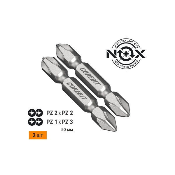 Набор бит Nox SET2 2Х Pz2xPz2, Pz1xPz3-50, 2 шт карта COREBIT NOX (336005) Набор бит Nox SET2 2Х Pz2xPz2, Pz1xPz3-50, 2 шт карта COREBIT NOX (336005)