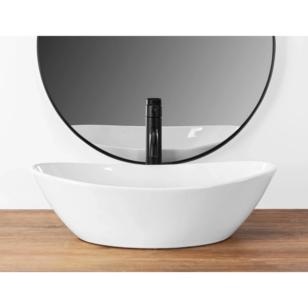 Раковина накладная REA Kate 55,5x33,5x16 белая (REA-U6801)