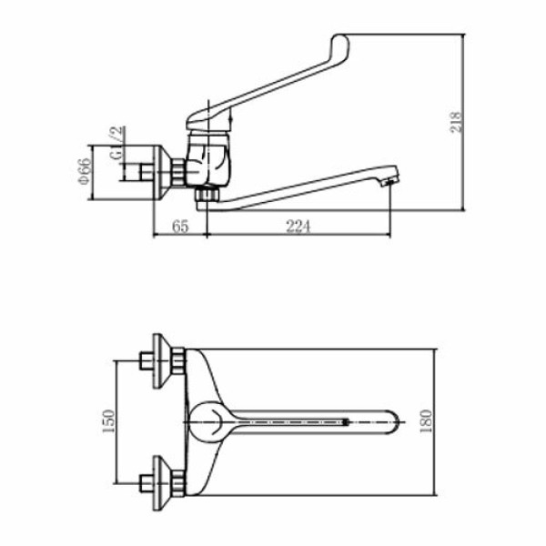 Смеситель для раковины Fashun хром (A4654) Смеситель для раковины Fashun хром (A4654)