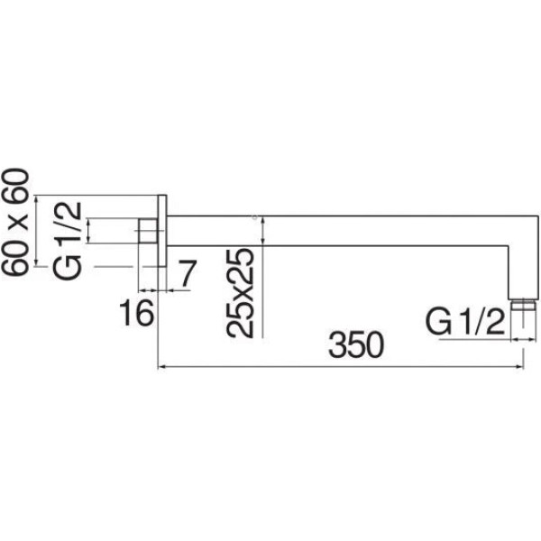 Держатель для душа Nobili настенный черный (AD138/24BM) Держатель для душа Nobili настенный черный (AD138/24BM)
