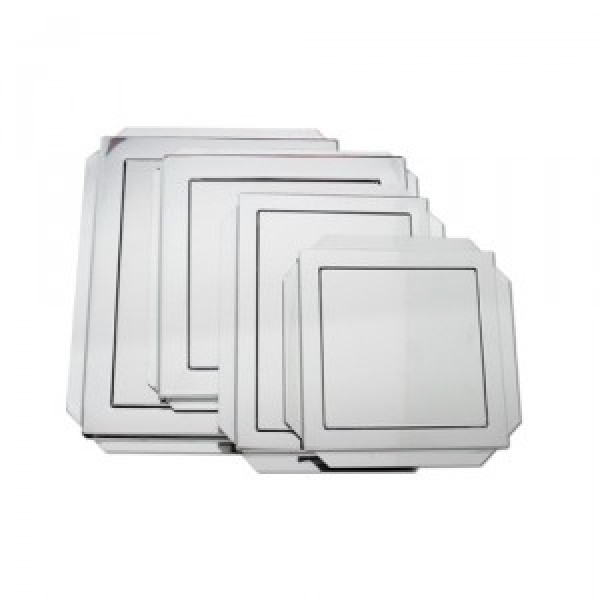 Люк хромированный Metaleks 15x15 см (установка при укладке плитки) (02.07) Люк хромированный Metaleks 15x15 см (установка при укладке плитки) (02.07)