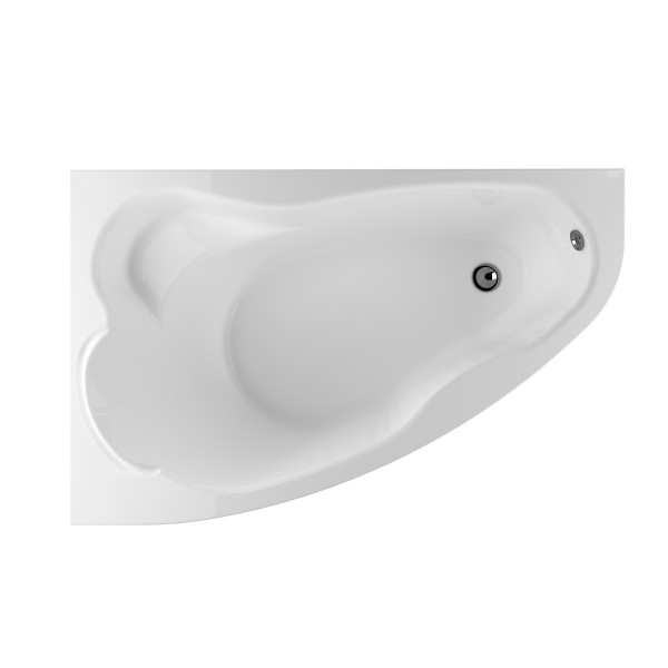 Ванна акриловая 1Marka Lil 140x90 левосторонняя белая (01лил1490л)
