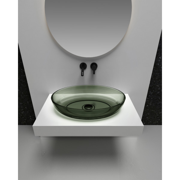 Раковина накладная Abber Kristall 600x400 оливковый (AT2801Vesuvian) Раковина накладная Abber Kristall 600x400 оливковый (AT2801Vesuvian)