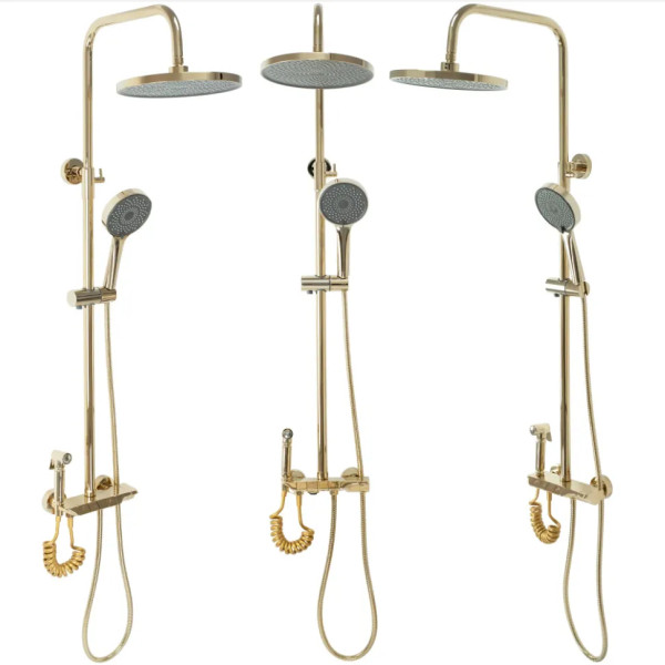 Душевая система на четыре режима Rea Max Gold (REA-P6617)