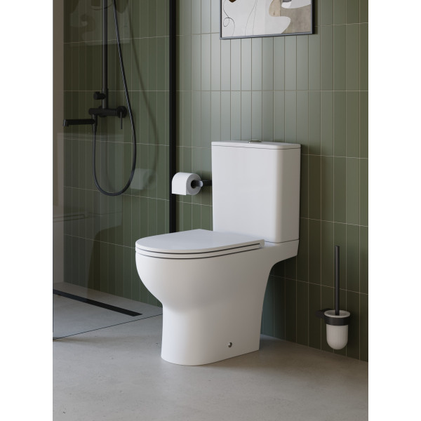 Унитаз-компакт BelBagno Уюе со смывом Торнадо с сиденьем soft close P-trap белый (BB2802CP/T-TOR/SC) Унитаз-компакт BelBagno Уюе со смывом Торнадо с сиденьем soft close P-trap белый (BB2802CP/T-TOR/SC)