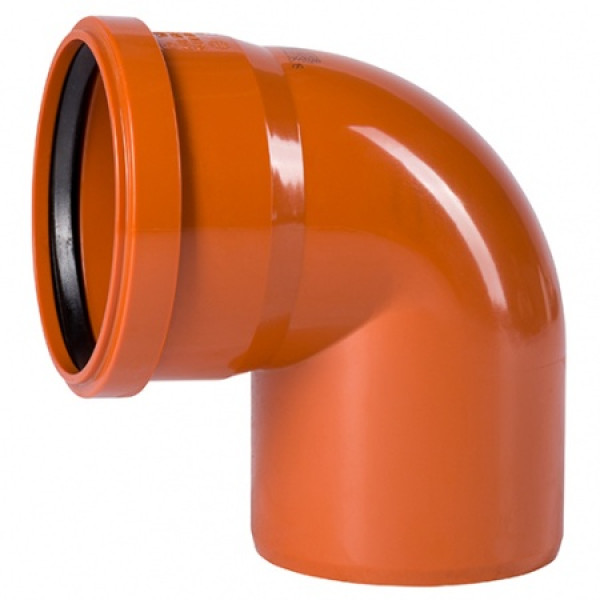 Отвод Ostendorf KGB DN 200х87° для наружной канализации (223240) Отвод Ostendorf KGB DN 200х87° для наружной канализации (223240)