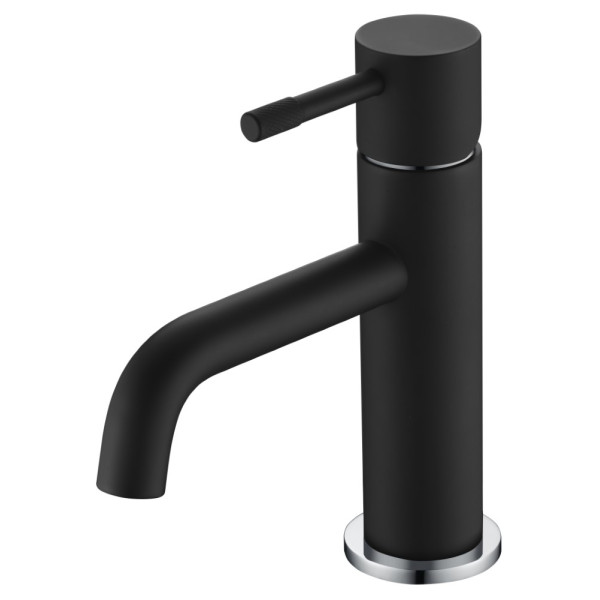 Смеситель для раковины Boheme Uno черный (461-BCR)