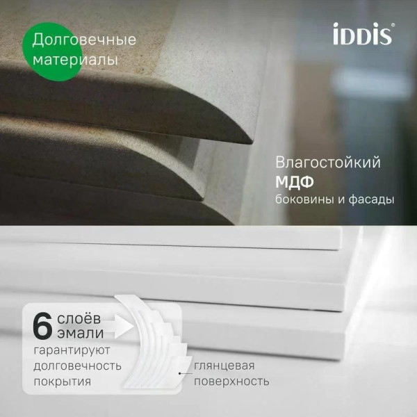 Тумба подвесная Iddis Cloud X 100 см белая (CLX10W0i95)