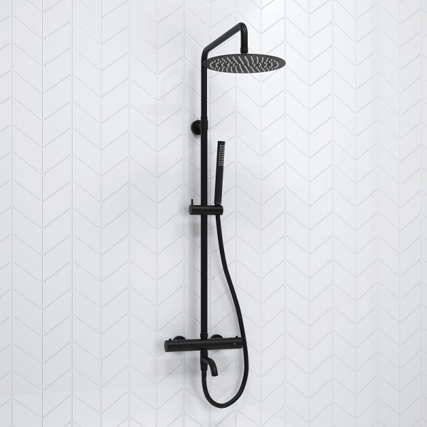 Душевая система WasserKRAFT черная (A288.258.217.BM Thermo)