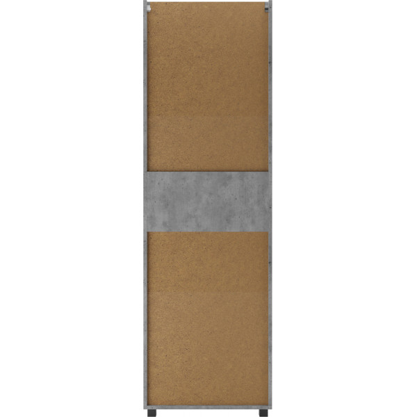 Пенал напольный Vector 60 светлый бетон с одним ящиком Домино (DV6611P)