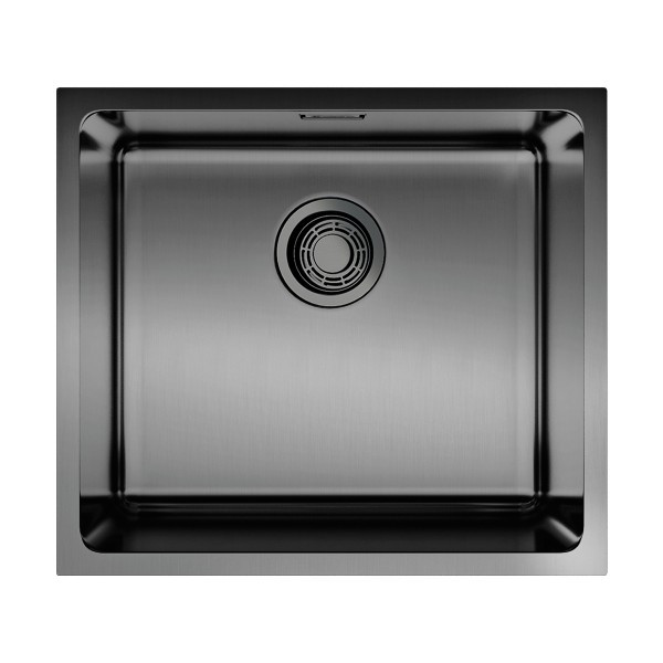 Мойка для кухни врезная Omoikiri Tadzava 49-U-GM 490х440 вороненая сталь (4993076)