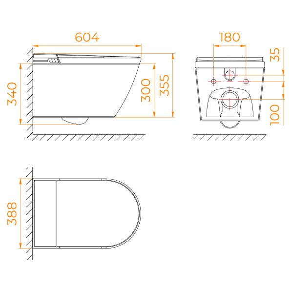 Комплект инсталляция с унитазом RGW SW-70 с сиденьем, с клавишей смыва (63420270-04) Комплект инсталляция с унитазом RGW SW-70 с сиденьем, с клавишей смыва (63420270-04)