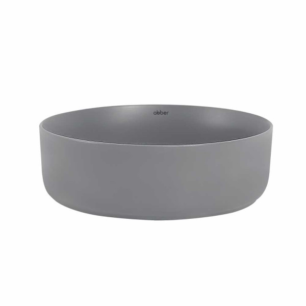 Раковина накладная Abber Bequem серая матовая (AC2108MG)