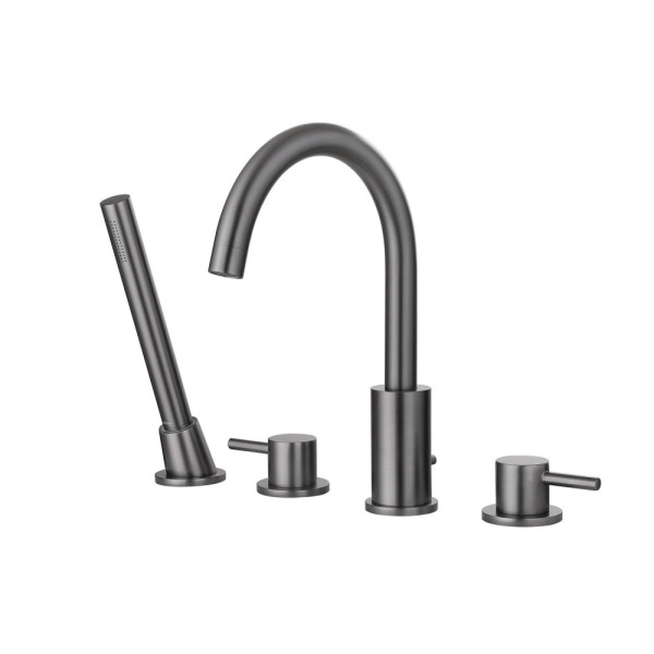 Смеситель на борт ванны Abber Wasser Kreis никель (AF8113NG)