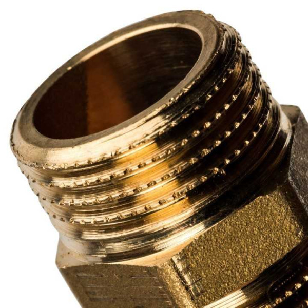Ниппель 3/4" Stout (латунь) SFT-0003-003434 Ниппель 3/4" Stout (латунь) SFT-0003-003434