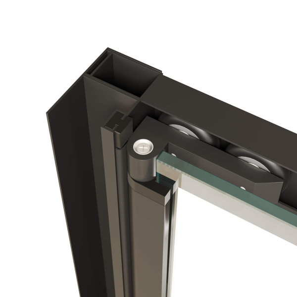 Душевая дверь RGW Passage 70x190 стекло , профиль черный (06082107-14)