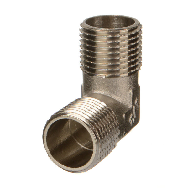 Угольник 1/2" НН TeRma (никель) (06133) Угольник 1/2" НН TeRma (никель) (06133)