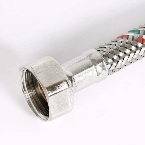 Подводка гибкая Uni-Fitt 1000 мм 1/2" ВВ DN 8 оплётка из нерж. стали (500S2010)