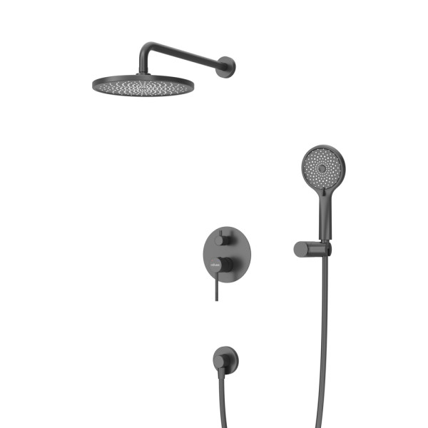 Душевая система Cezares Relax черный матовый (RELAX-DSET-NOP)