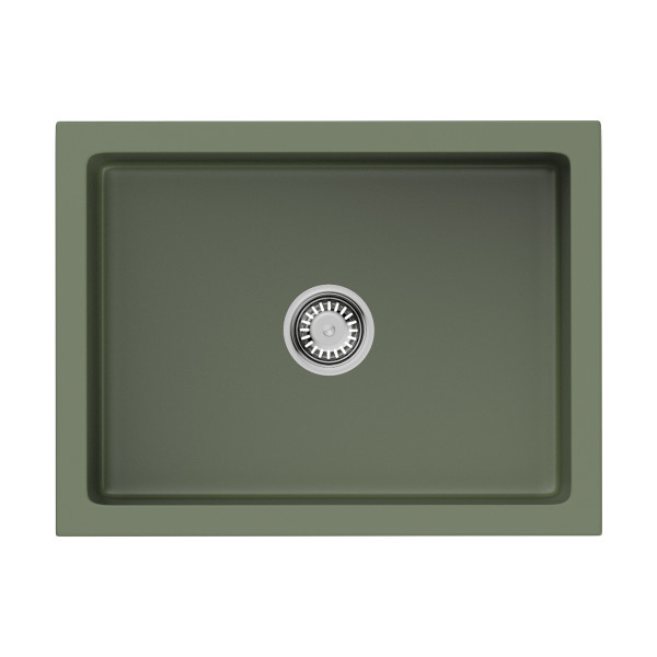 Мойка для кухни врезная Omoikiri Mikura 61-OL Natceramic/olive (4997070)