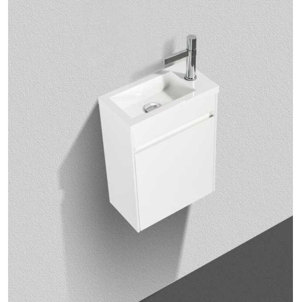 Тумба подвесная BelBagno Pietra Mini 40 см Bianco Lucido (Pietra Mini-400-1A-SO-BL-L)