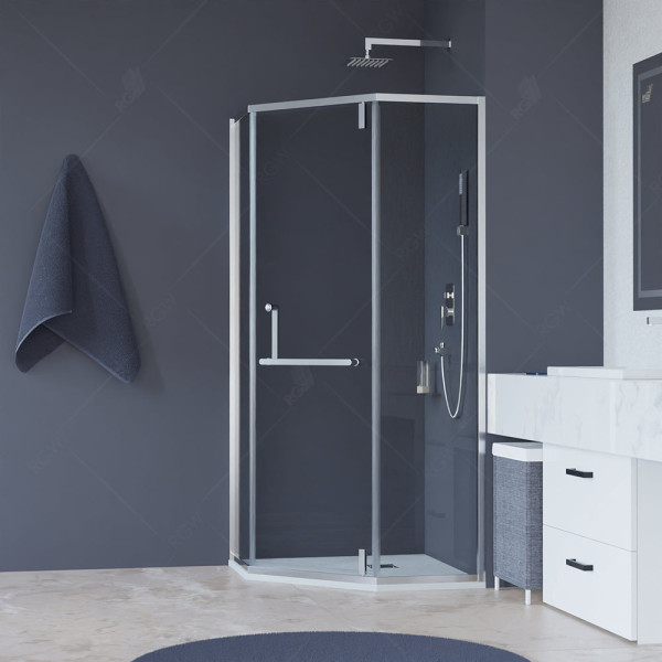 Душевой уголок RGW HO-084 90*90 стекло сатинат, профиль хром 350608499-21