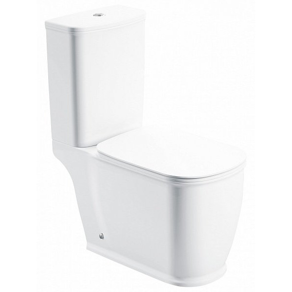 Унитаз напольный BelBagno Prado P-trap 360х680х400 без бачка и сиденья (BB10150CP)