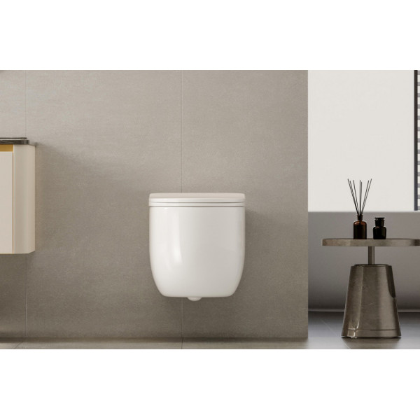 Унитаз подвесной Abber Bequem 360x530x360 белый (AC1104TN) Унитаз подвесной Abber Bequem 360x530x360 белый (AC1104TN)