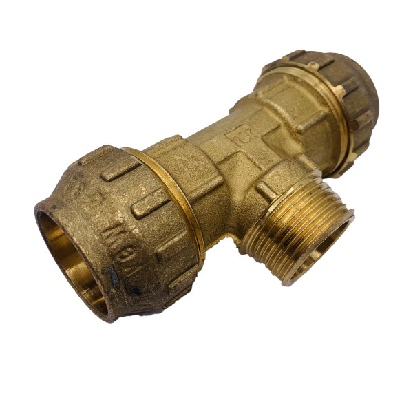 Тройник "Tiemme" 32*1"Н*32 (для п/э трубы) (3400068) Тройник "Tiemme" 32*1"Н*32 (для п/э трубы) (3400068)