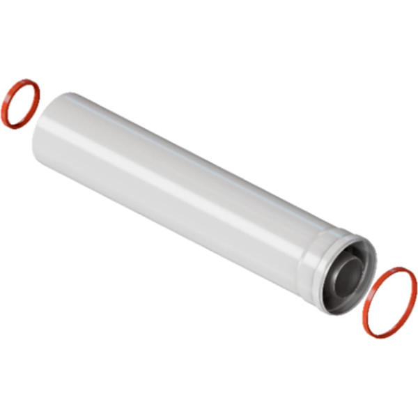 Удлинитель дымохода Rommer коаксильный раструбный 60/100 L=250 мм. (RCA-6010-000250) Удлинитель дымохода Rommer коаксильный раструбный 60/100 L=250 мм. (RCA-6010-000250)