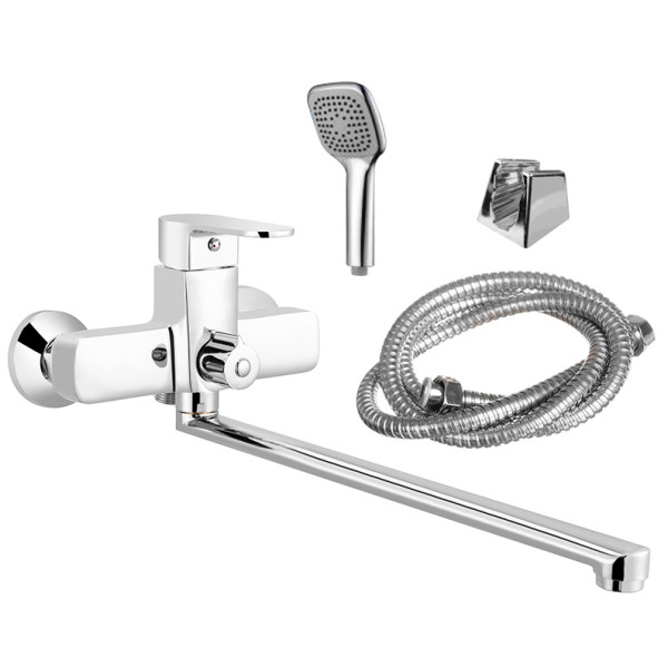 Смеситель для ванны и душа Melodia Rock с душевым гарнитуром (MDV 35241)