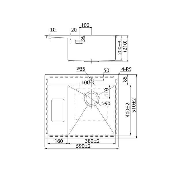 Мойка для кухни врезная Iddis Haze 59,2х51 хром (HAZ59SRi77) Мойка для кухни врезная Iddis Haze 59,2х51 хром (HAZ59SRi77)