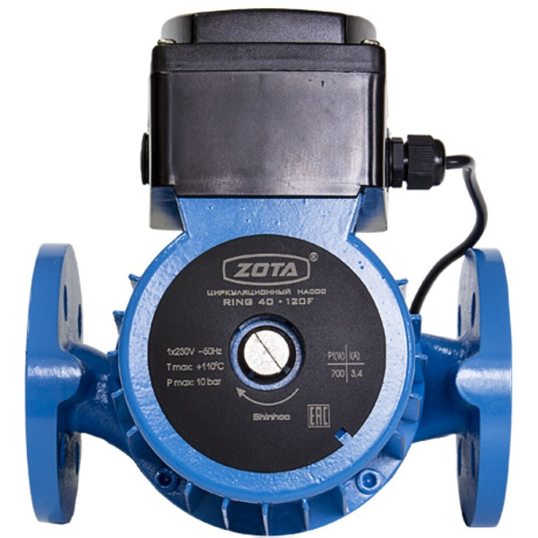 Насос циркуляционный ZOTA Ring 40-60 F (фланцевый, 1 скорость) (ZR3630064110) Насос циркуляционный ZOTA Ring 40-60 F (фланцевый, 1 скорость) (ZR3630064110)