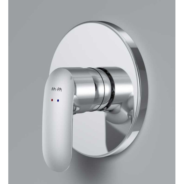 Смеситель для душа AM.PM Like внешняя часть, монтируемый в стену, хром (F8075000) Смеситель для душа AM.PM Like внешняя часть, монтируемый в стену, хром (F8075000)