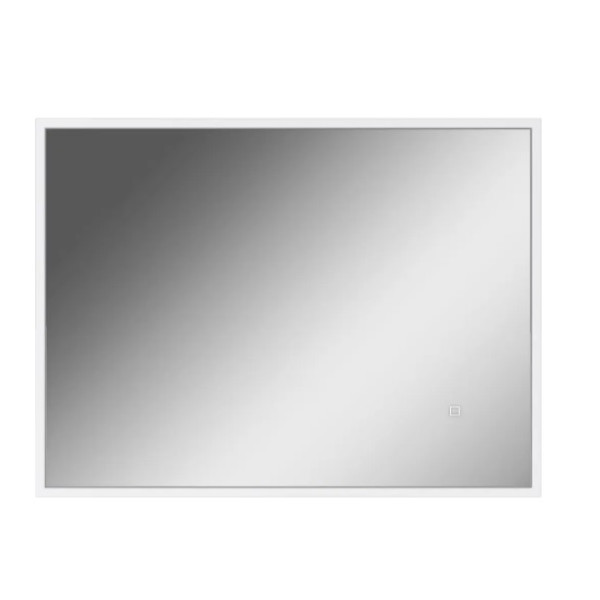 Зеркало Graffo 700х600 белый глянец с подсветкой Домино (DGr2117Z)