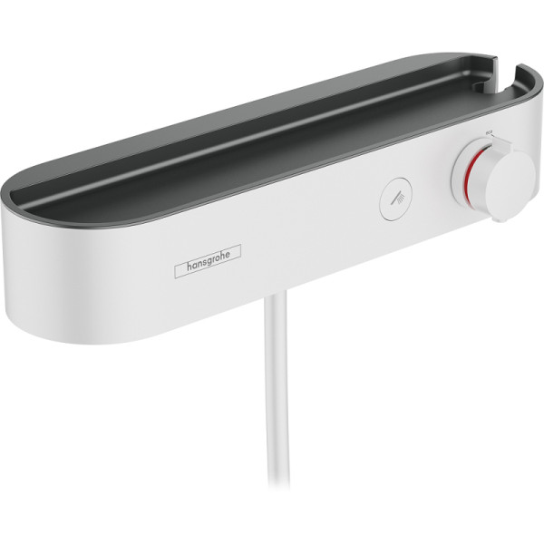 Смеситель для душа Hansgrohe ShowerTablet Select 400 с термостатом белый (24360700) Смеситель для душа Hansgrohe ShowerTablet Select 400 с термостатом белый (24360700)