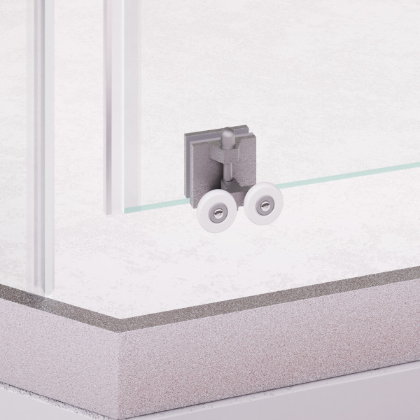 Душевой уголок RGW Passage PA-86-S NEW 100x100x195 стекло прозрачное, профиль сатин (38088600-111N)